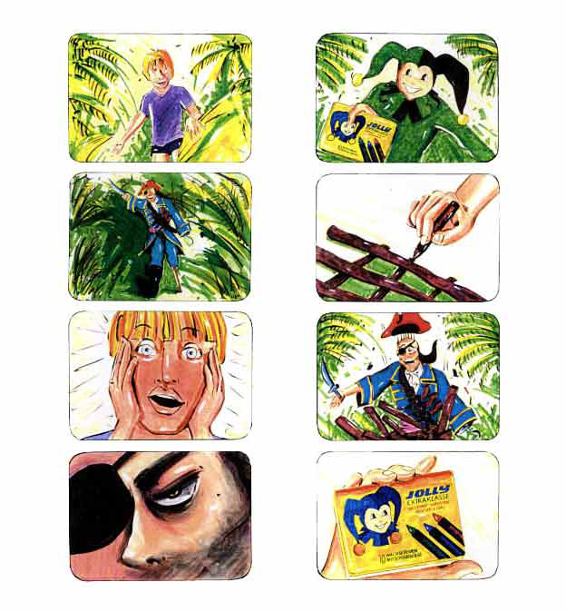 jolly, storyboard, illustration