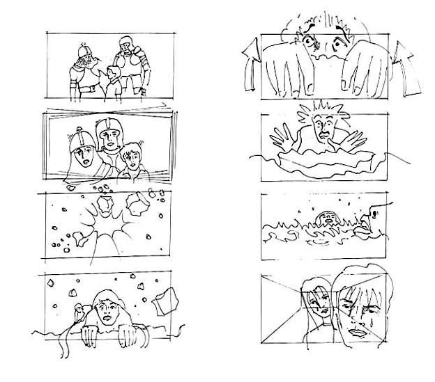 storyboard, illustration